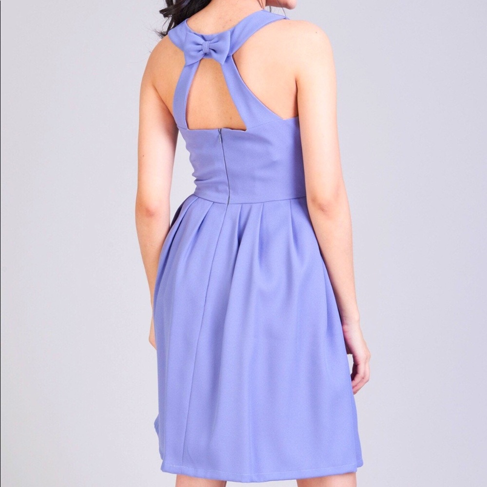 Eggplant purple backless retro picnic dress sundress vintage medium ArmorDress